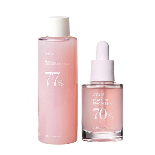 Anua Peach 77 Niacinamide Toner + 70 Serum Set