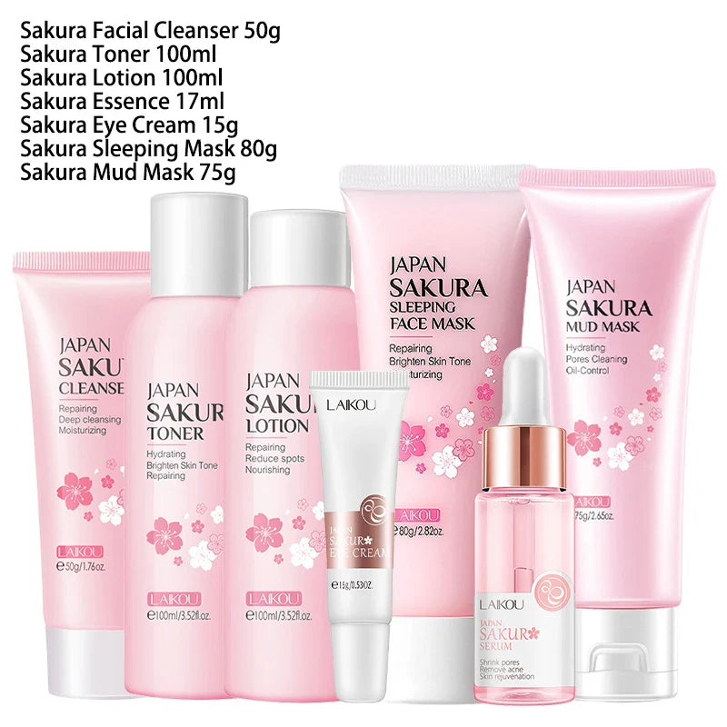 Facial Products Kit Sakura Skin Care