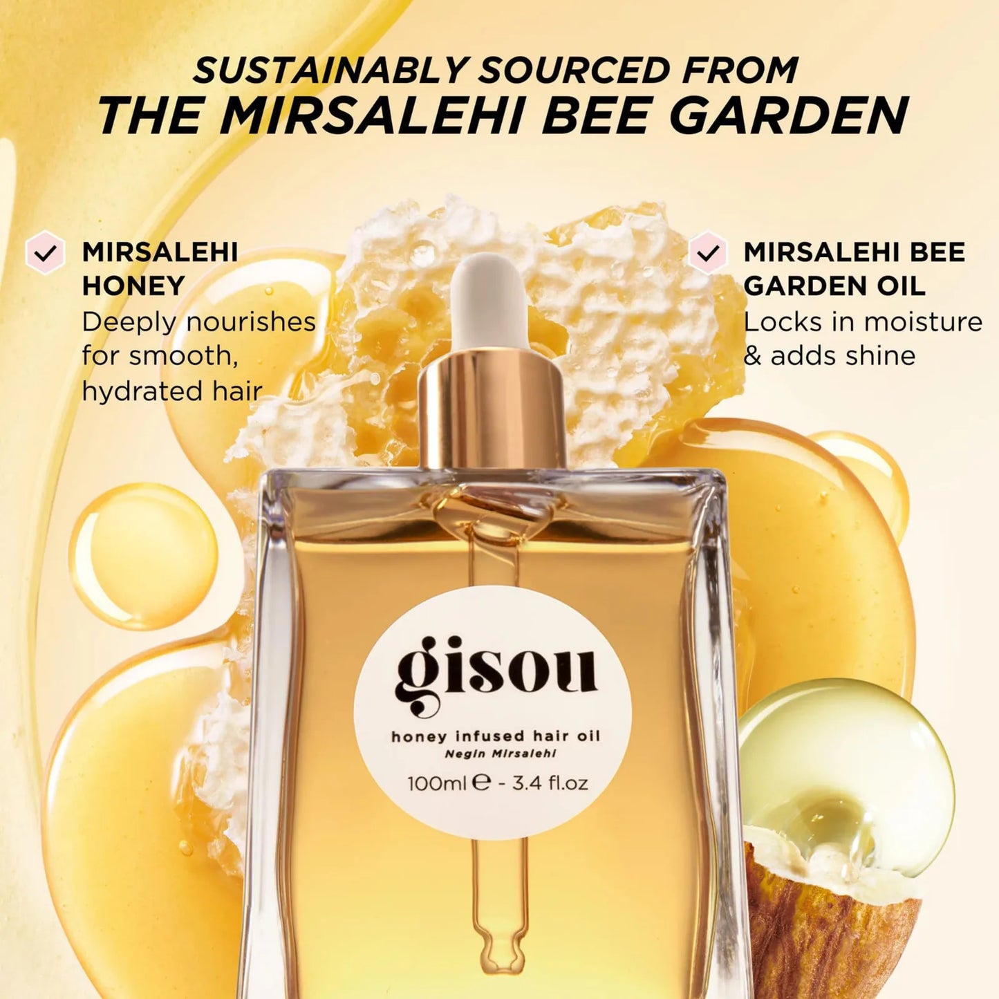 Honey Infused Hair Oil Gisou