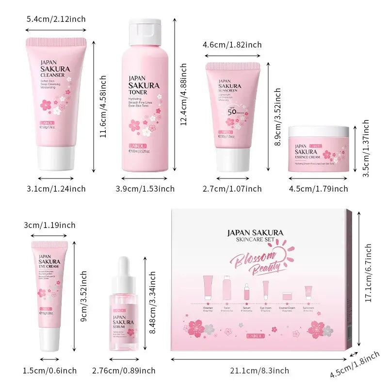 Skin Care Set JAPAN SAKURA travel
